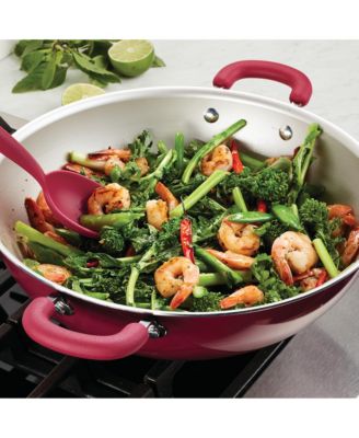 Create Delicious Aluminum Nonstick 14.25" Wok