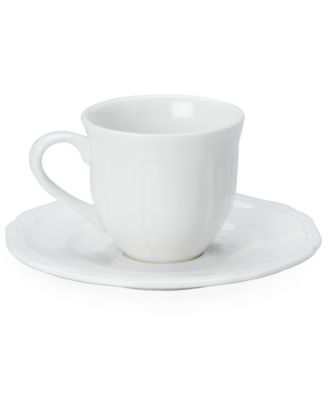 Mikasa - "Antique White" Espresso Cup & Saucer