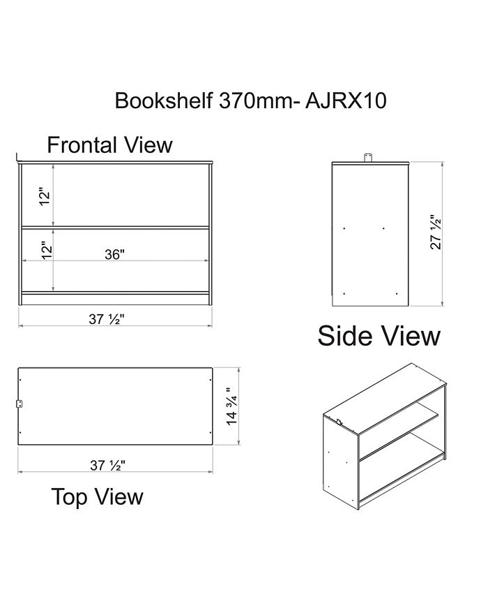 Alaterre Furniture Roxy Junior Loft Bed with Storage Drawers, Bookshelf