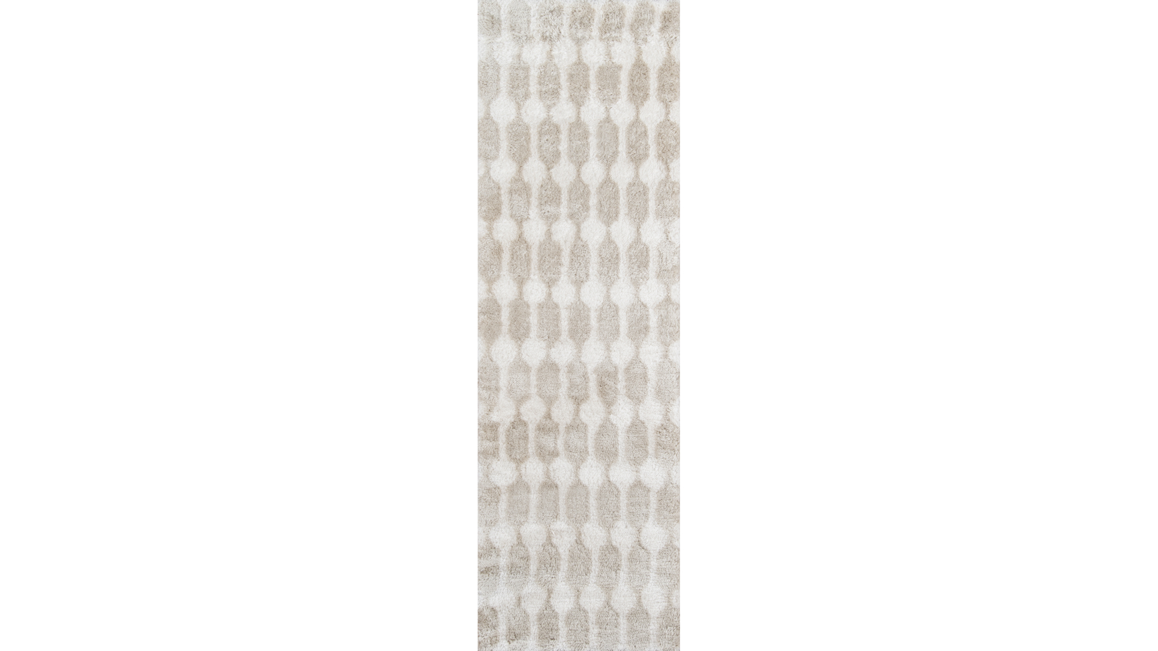 Novogratz Retro Ret-4 Taupe 2'3" x 7'6" Runner Area Rug