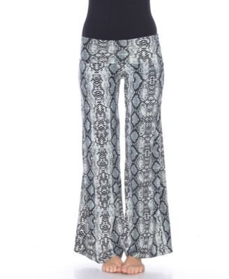 Python Printed Palazzo Pants