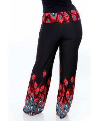 Plus Size Printed Palazzo Pants
