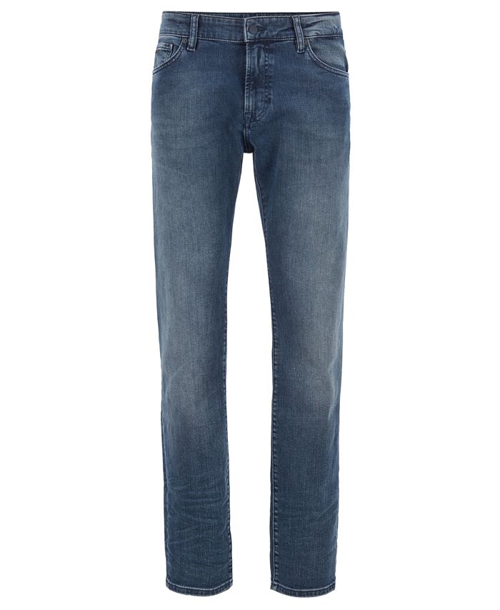Hugo Boss BOSS Men's Maine Regular-Fit Jeans & Reviews - Jeans - Men ...