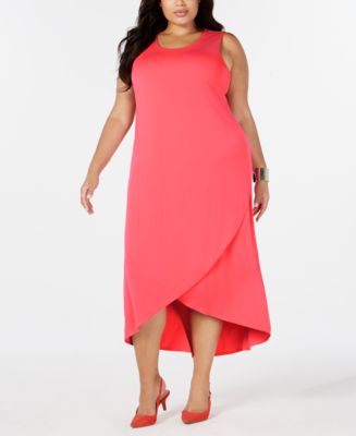 Alfani Plus Size Tulip-Hem Dress, Created for Macy's - Macy's