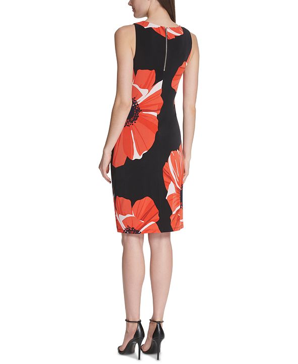 Tommy Hilfiger Floral-Print Sheath Dress & Reviews - Dresses - Women ...