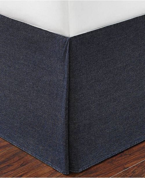 Poppy & Fritz Denim Tailored Bed skirt, Twin & Reviews ...