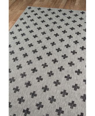 Novogratz Villa Vi-01 Gray 7'10" x 10'10" Outdoor Area Rug