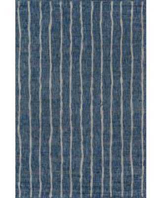 Villa Vi-03 Blue 7'10" x 10'10" Outdoor Area Rug