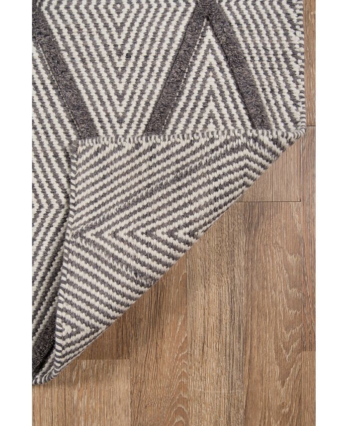 Erin Gates Langdon Lgd3 Spring Charcoal 8'6" x 11'6" Area Rug Macy's