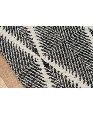River Riv-1 Machine-Washable Beacon Black Area Rug Collection