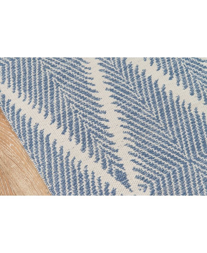 Erin Gates River Riv1 Beacon Denim 7'6" x 9'6" Area Rug Macy's