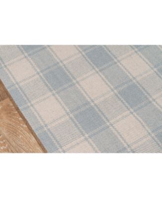 Marlborough Mlb-1 Charles Light Blue 2'3" x 8' Runner Area Rug