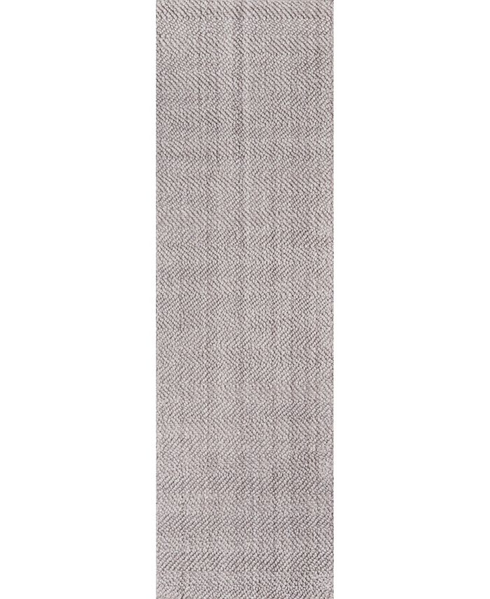 Erin Gates Ledgebrook Led1 Washington Gray 2'3" x 8' Runner Area Rug
