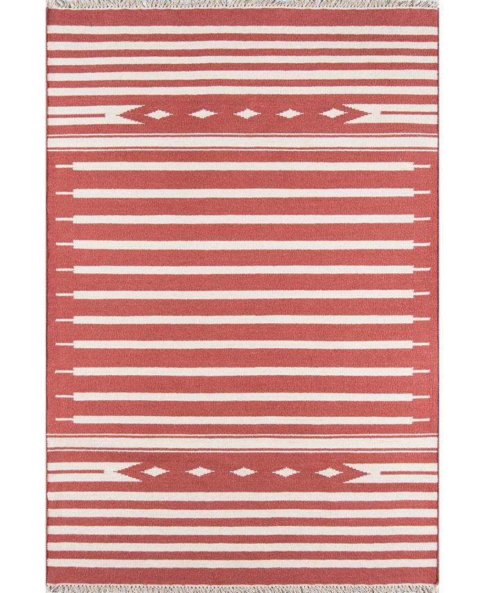 Erin Gates Thompson Tho1 Billings Red 7'6" x 9'6" Area Rug Macy's