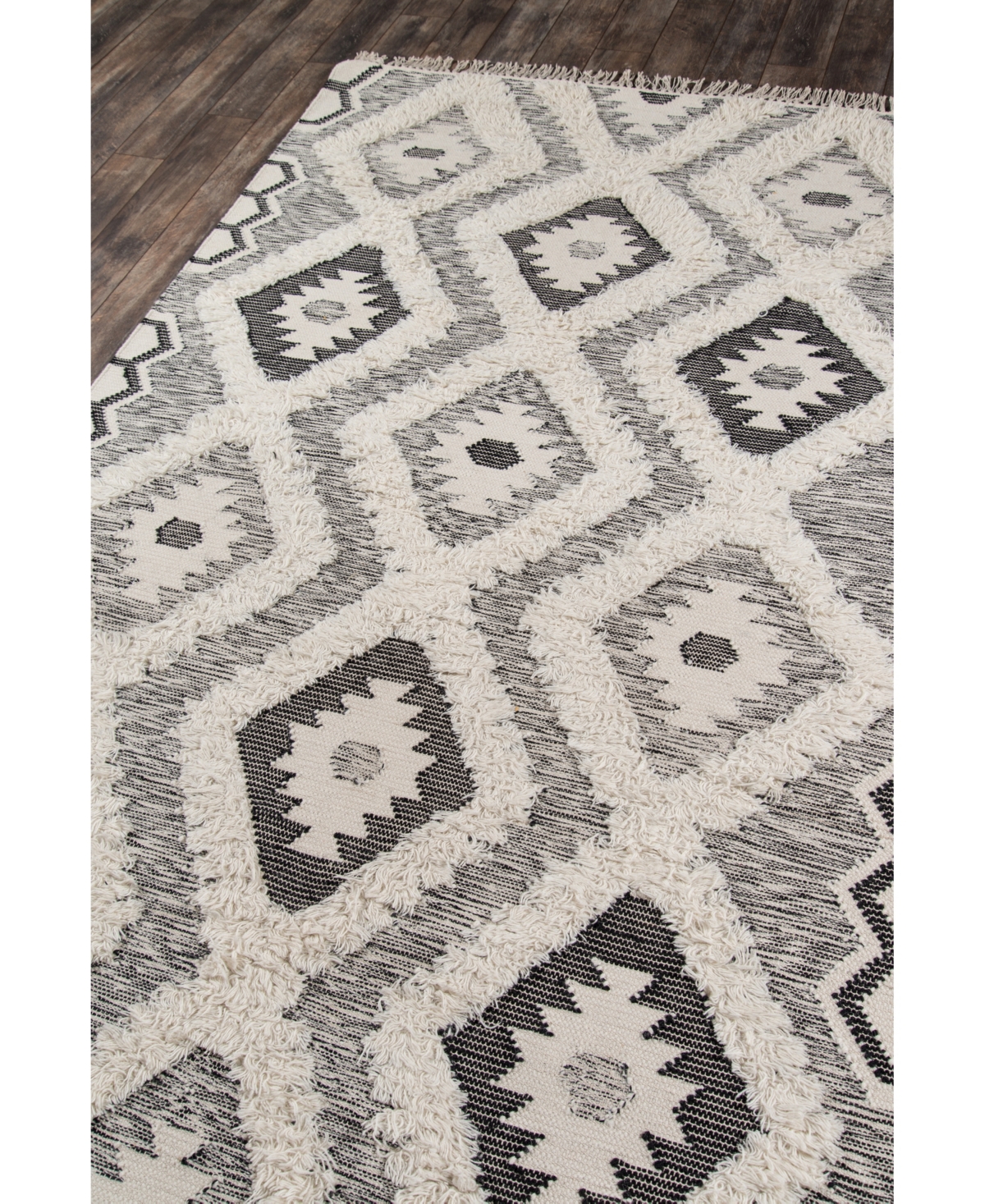 Novogratz Indio Ind-5Area Rug - Black
