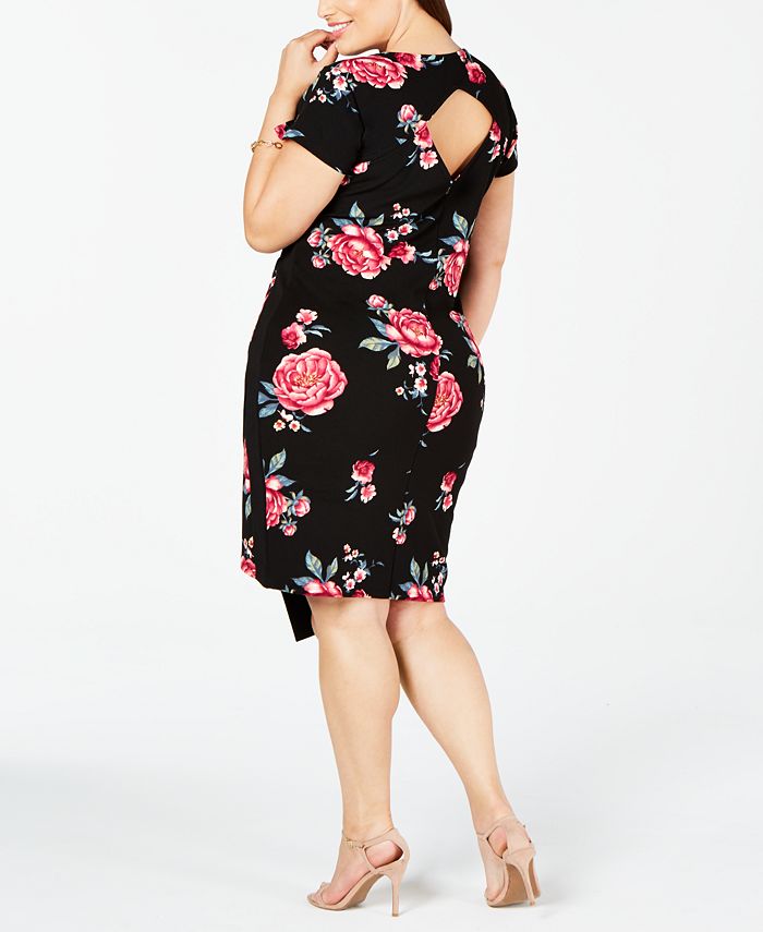 Almost Famous Trendy Plus Size Cutout Bodycon Dress - Macy's