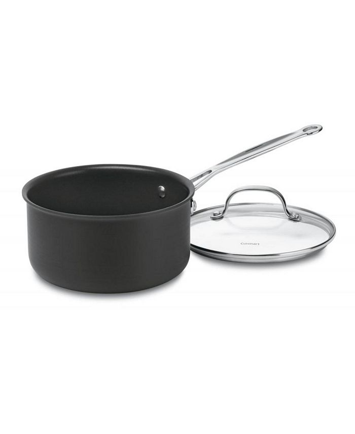 Cuisinart Chef's Classic Nonstick Hard Anodized Cookware 2 Qt. Cook An Pour Saucepan With Cover 40129751