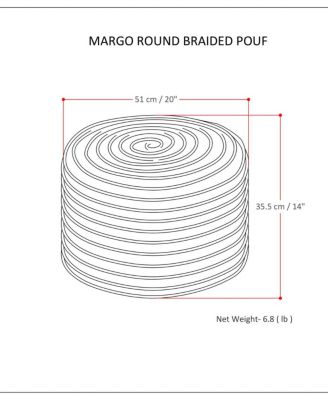 Margo Round Pouf