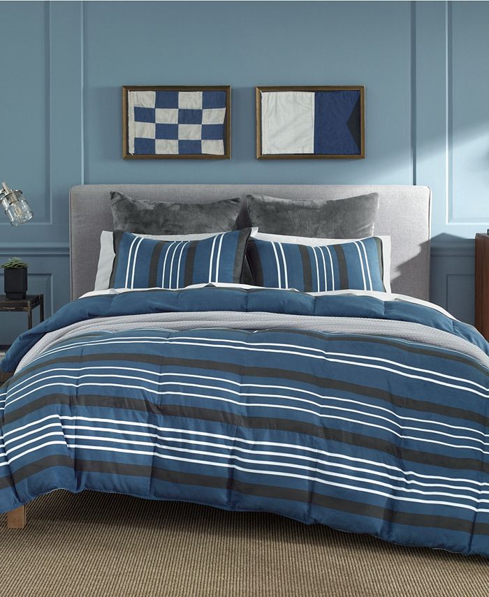 Nautica Valmont Navy Comforter Set, Twin/Twin XL Macy's