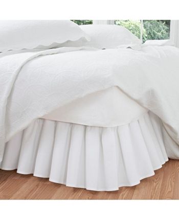 Fresh Ideas - Ruffled Poplin King Bed Skirt