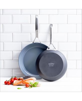 Paris Pro 10" & 12" Ceramic Non-Stick Fry Pan Set 