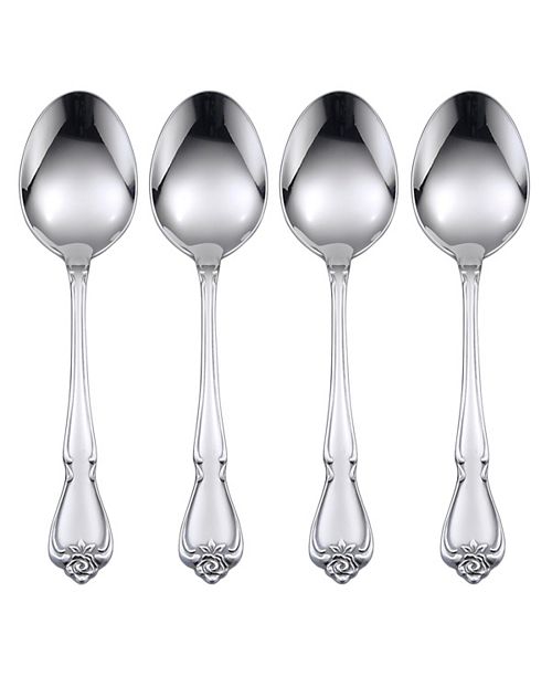 Oneida True Rose Set/4 Dinner Spoons & Reviews Flatware Dining Macy's