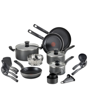 T-Fal 18 Piece Nonstick Cookware Set with Thermo-Spot technology