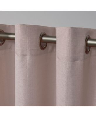 Loha Linen Grommet Top Window Curtain Panel Pair, 54" x 96"
