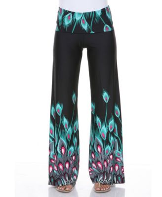 Peacock Printed Palazzo Pants