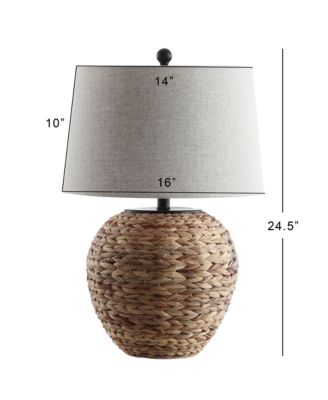 Alaro 24.5" Banana Leaf Basket LED Table Lamp