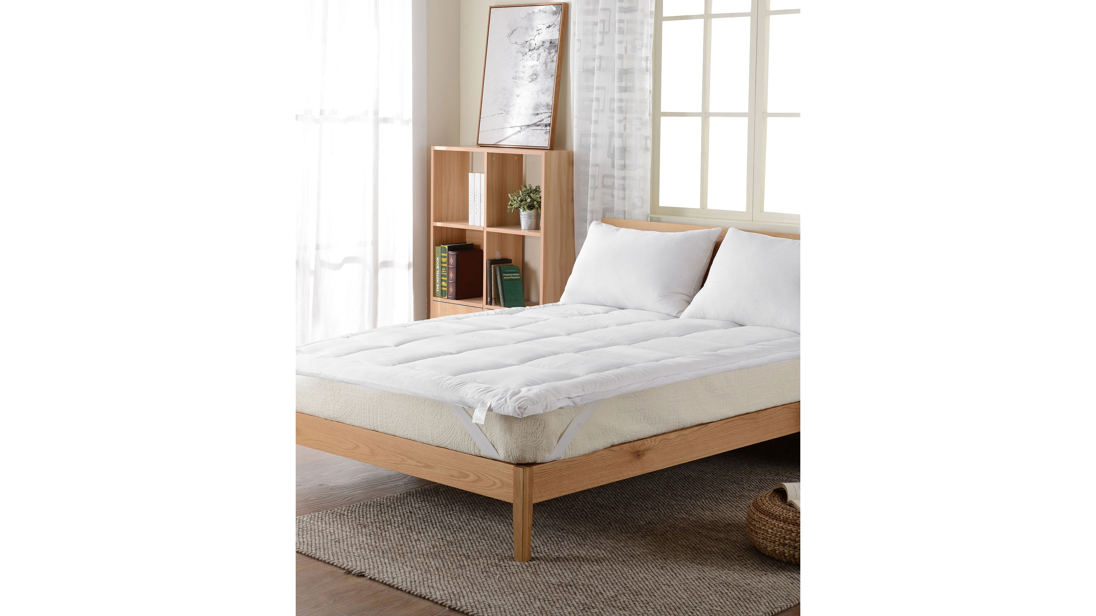 Cheer Collection Down Alternative Mattress Topper, King