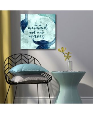 Courtside Market Mermaid Quotes I Gallery-Wrapped Canvas Wall Art Collection