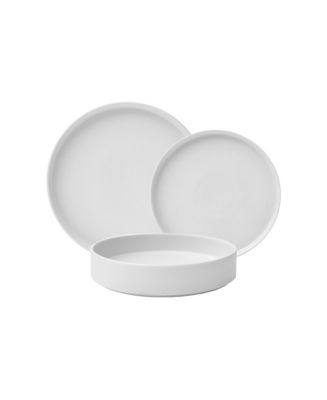 222 Fifth Kaden White 12 Piece Porcelain Dinnerware Set Macy's