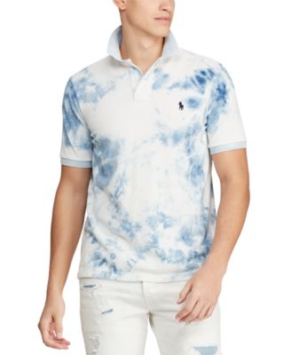 tie dye polo shirts mens