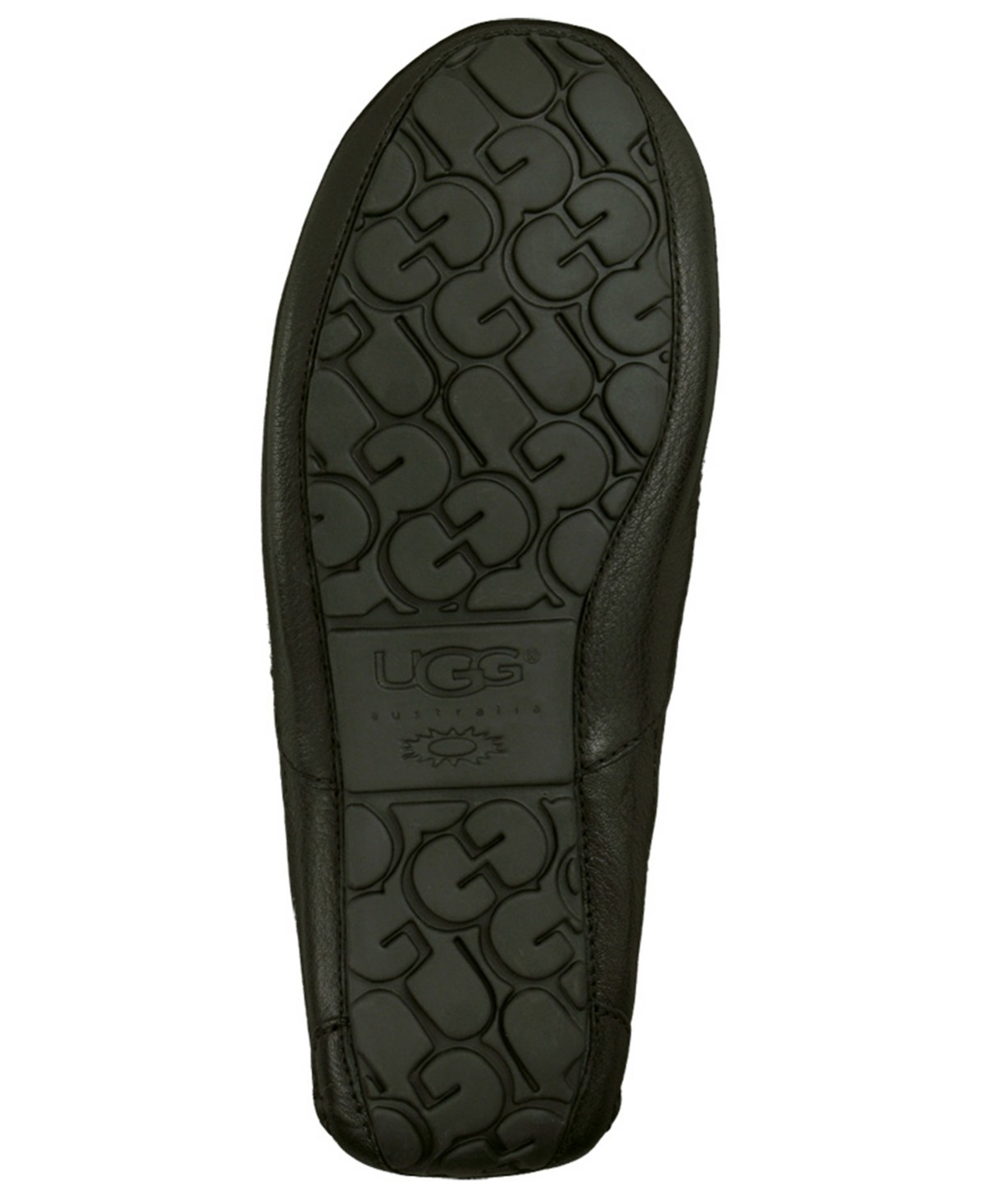 Мужские UGG® Men's Ascot Leather Moccasin Slippers — фото 4