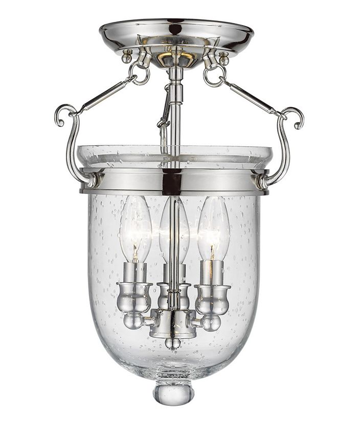 Livex - Jefferson 3-Light 14" Ceiling Mount