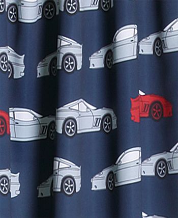 Lush Décor - Race Cars 52" x 84" Curtain Set