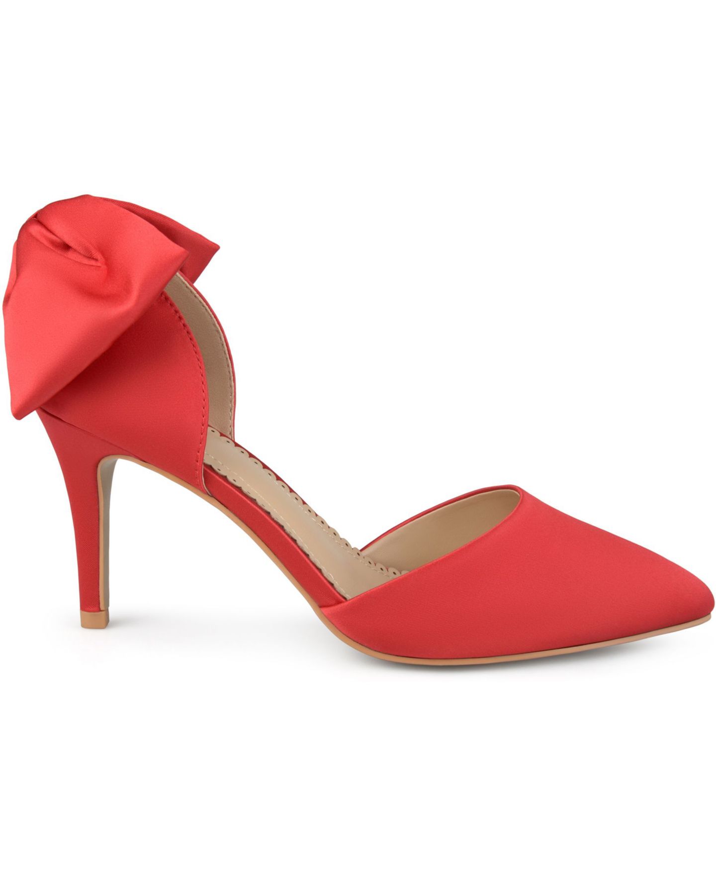 Женские туфли Journee Collection Tanzi Bow Stiletto, цвет: Угольный — фото 8