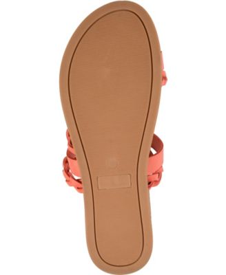 Women's Colette Braided Strappy Open Toe Flat Sandals