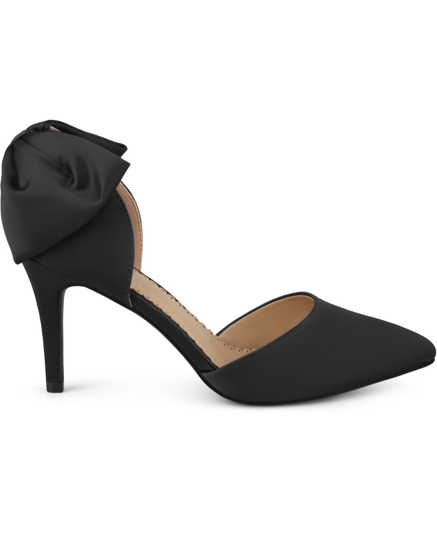 Женские туфли Journee Collection Tanzi Bow Stiletto, цвет: Угольный — фото 13