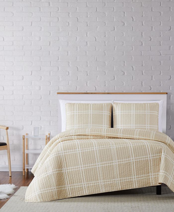 Truly Soft Leon Plaid Full/Queen Quilt Set Macy's