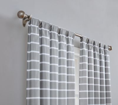 Maddow Stripe Drape Panel Pair 2 Piece Window Curtain