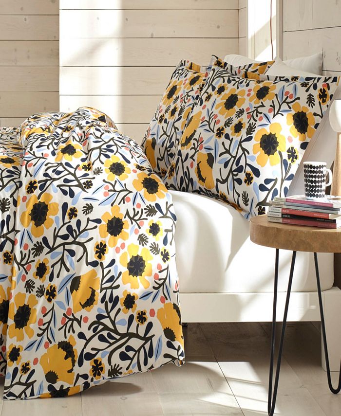 Marimekko Mykero Cotton Reversible 3 Piece Duvet Cover Set, King Macy's