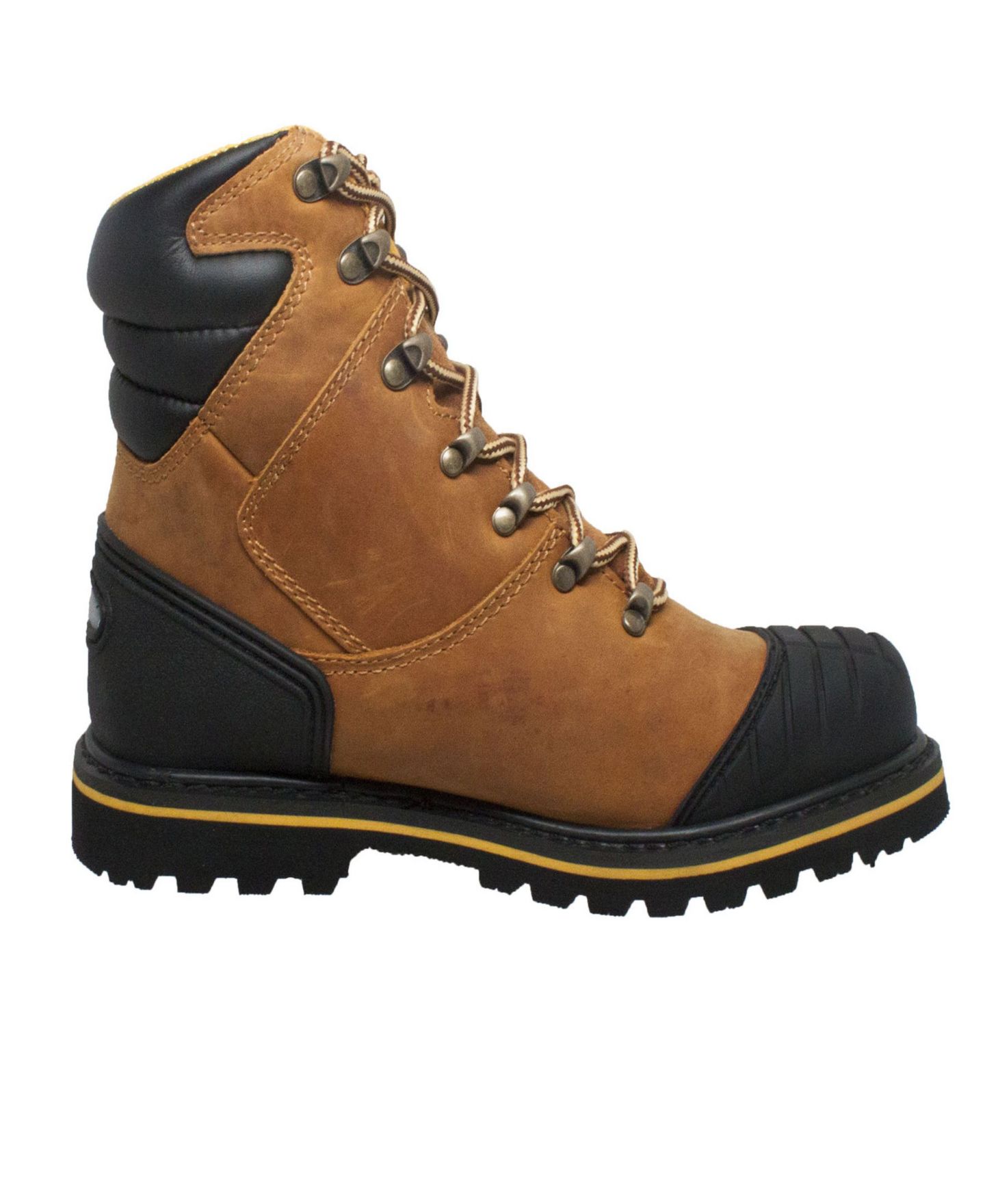 Мужские ботинки AdTec 7" Steel Toe Work Boot Light, цвет: Пастельный коричневый — фото 2