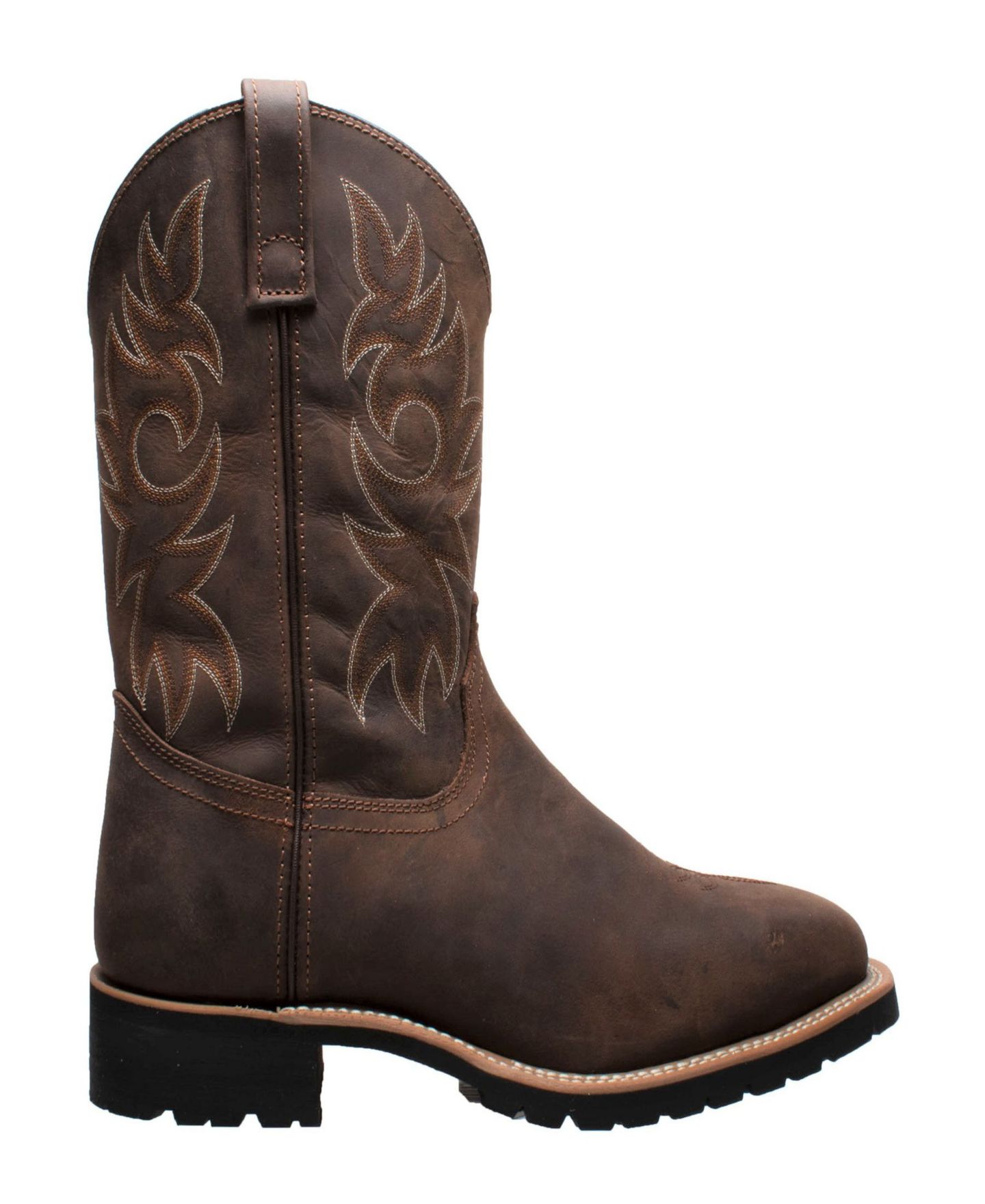 Мужские ботинки AdTec 12" Steel Toe Work Western, цвет: Коричневый — фото 2