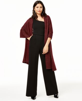 Charter Club - Cashmere Metallic Oversized Wrap