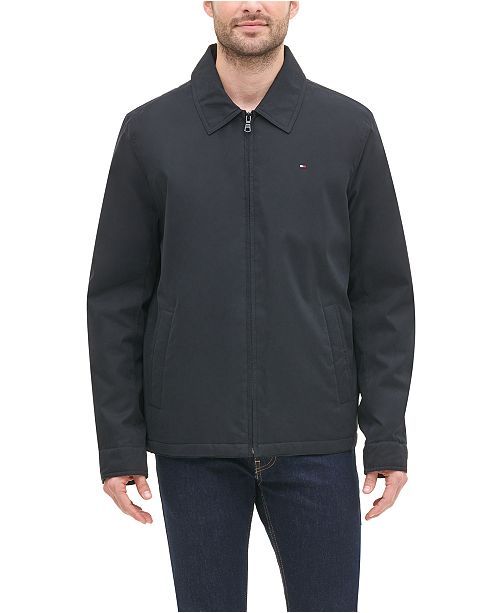 Tommy Hilfiger Men's Classic Front-Zip Filled Micro-Twill ...