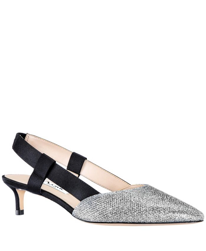 Nina Sancia Kitten Heel Sling Back Pumps Macy's