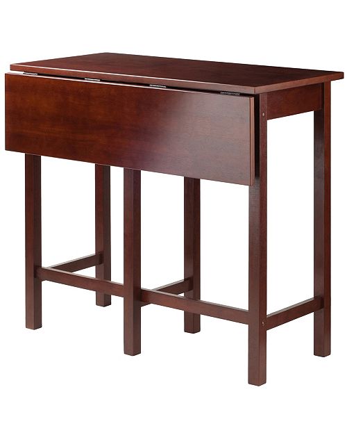 Winsome Lynnwood Drop Leaf High Table Reviews Furniture Macy S