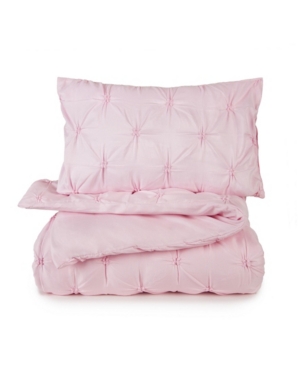 Tadpoles 2-piece Toddler Gathered Duvet Set Bedding In Pink
